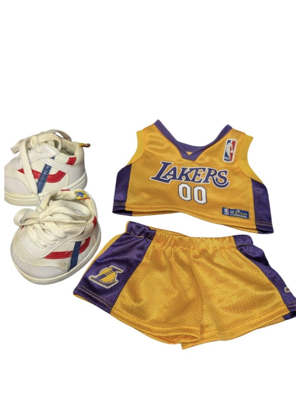 2 For $20 🩷 Build-a-Bear 2011 Lakers Jersey & Running Shoes - BAB Not Included